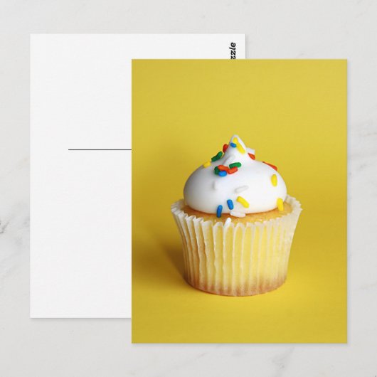 Cupcake-Briefkaart Briefkaart (Voorkant / Achterkant)