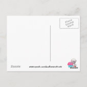 Cupcake-Briefkaart Briefkaart (Achterkant)