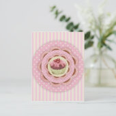 Cupcake-Briefkaart Briefkaart (Staand voorkant)