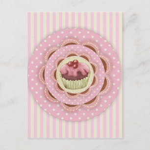 Cupcake-Briefkaart Briefkaart