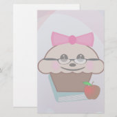 Cupcake Briefpapier (Voorkant / Achterkant)