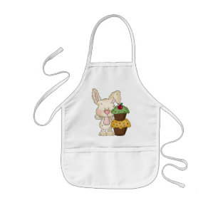 Cupcake Bunny apron Kinder Schort