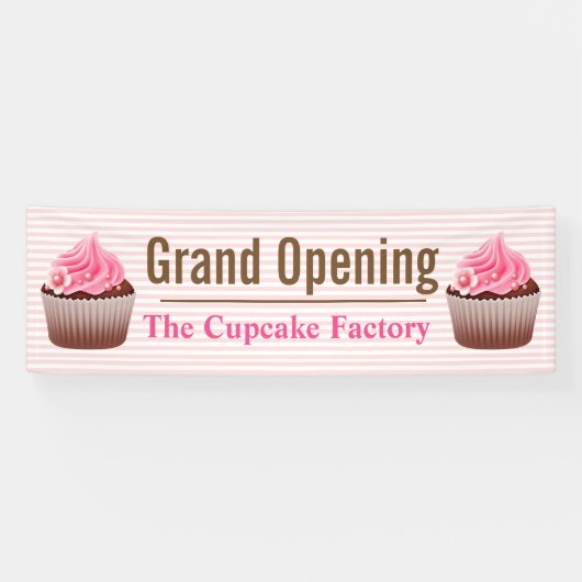 Cupcake Business Custom Banner (Horizontaal)