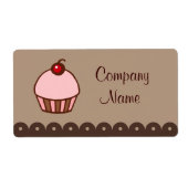 Cupcake Business Labels (Voorkant)