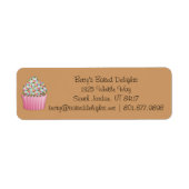 Cupcake Business Labels (Voorkant)