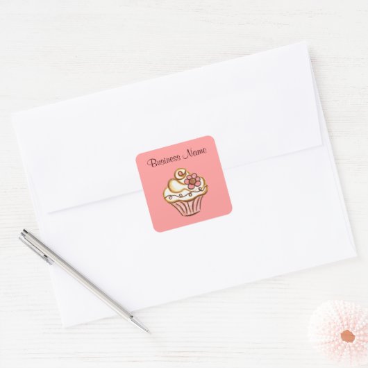 Cupcake Business Stickers (Envelop)