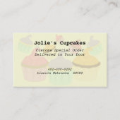 Cupcake Business - Visitekaartje (Voorkant)