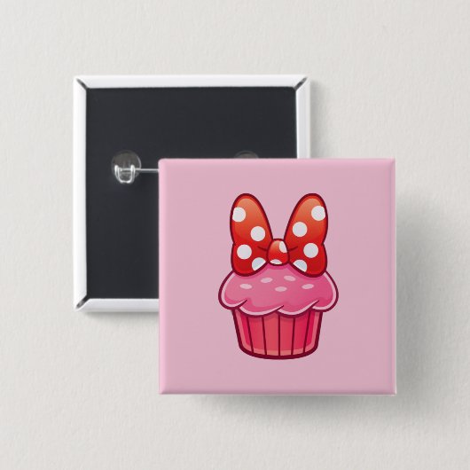 Cupcake Button (Voorkant /achterkant)