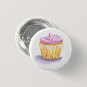 Cupcake-Button Ronde Button 3,2 Cm (Voorkant /achterkant)