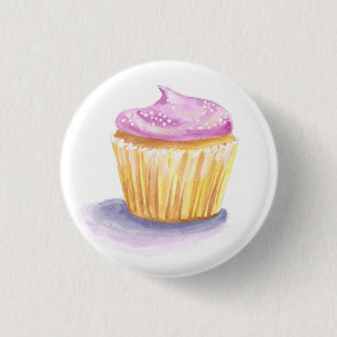 Cupcake-Button Ronde Button 3,2 Cm