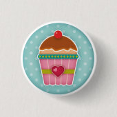 Cupcake-Button Ronde Button 3,2 Cm (Voorkant)