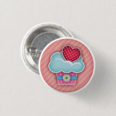 Cupcake-Button Ronde Button 3,2 Cm (Voorkant /achterkant)