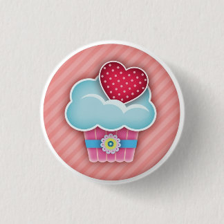 Cupcake-Button Ronde Button 3,2 Cm