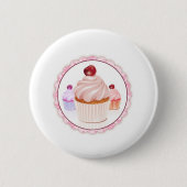 Cupcake-Button Ronde Button 5,7 Cm (Voorkant)