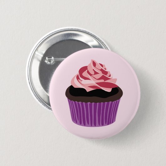 Cupcake-Button Ronde Button 5,7 Cm (Voorkant /achterkant)