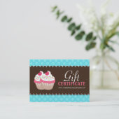  Cupcake Cadeaubon Kortingskaartje (Staand voorkant)