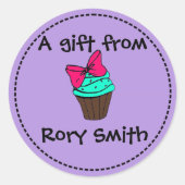 Cupcake Cadeft Label (Voorkant)