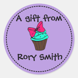 Cupcake Cadeft Label