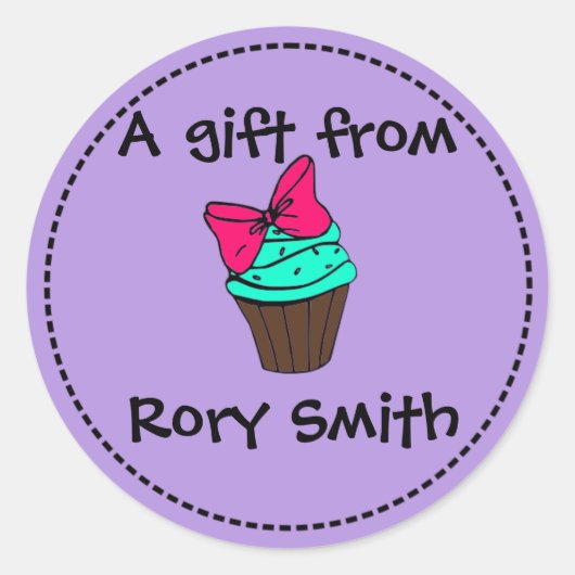 Cupcake Cadeft Label (Voorkant)