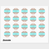 Cupcake Cafe | Stickers van bakkerijbedrijven (Vel)