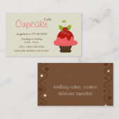 Cupcake Cafe Visitekaartje (Voorkant / Achterkant)