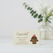 Cupcake Cafe Visitekaartje (Staand voorkant)