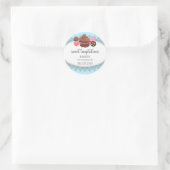 Cupcake Cake Poppen Cookie Bakery Packaging Ronde Sticker (Tas)