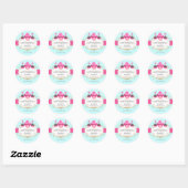 Cupcake Cake Poppen Cookie Bakery Packaging Ronde Sticker (Vel)