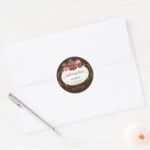 Cupcake Cake Poppen Cookie Bakery Packaging Ronde Sticker (Envelop)
