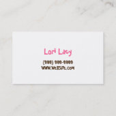 Cupcake, Cakke, Bakkerijproducten, Visitekaartje (Achterkant)