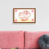 Cupcake Canvas Art Print (Insitu (Woonkamer))