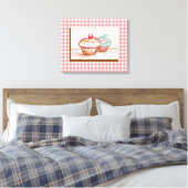 Cupcake Canvas Art Print (Insitu (Slaapkamer))