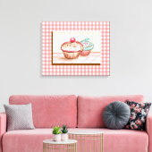 Cupcake Canvas Art Print (Insitu (Woonkamer))