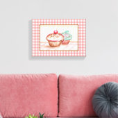 Cupcake Canvas Art Print (Insitu (Woonkamer))