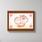 Cupcake Canvas Kunstprint Afdruk (Voorkant)