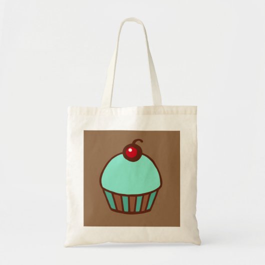 Cupcake-Canvas tas (Voorkant)