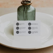 Cupcake Care Minimalist Flat Thank You Card Visitekaartje