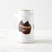 Cupcake cartoon illustratie bierpul (Voorkant links)