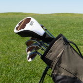 Cupcake cartoon illustratie golfheadcover (Insitu)