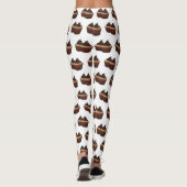 Cupcake cartoon illustratie leggings (Achterkant)