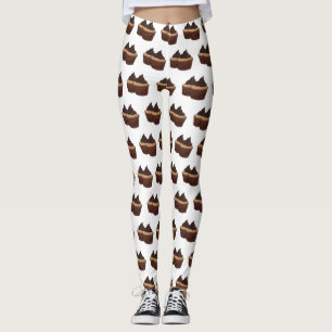 Cupcake cartoon illustratie leggings