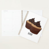 Cupcake cartoon illustratie planner (Display)