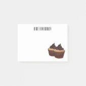 Cupcake cartoon illustratie post-it® notes (Voorkant)