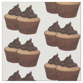 Cupcake cartoon illustratie stof (Close Up)