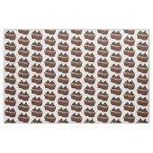 Cupcake cartoon illustratie stof (Fat Quarter)