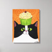 Cupcake Cat Canvas Afdruk (Voorkant)