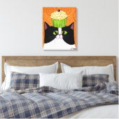 Cupcake Cat Canvas Afdruk (Insitu (Slaapkamer))