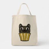 Cupcake Cat Peekaboo Tote Bag (Achterkant)