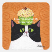 Cupcake Cat Sticker (Voorkant)