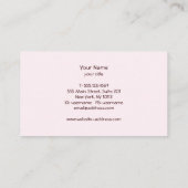 Cupcake Catering Bakery Pastry Chef Visitekaartje (Achterkant)